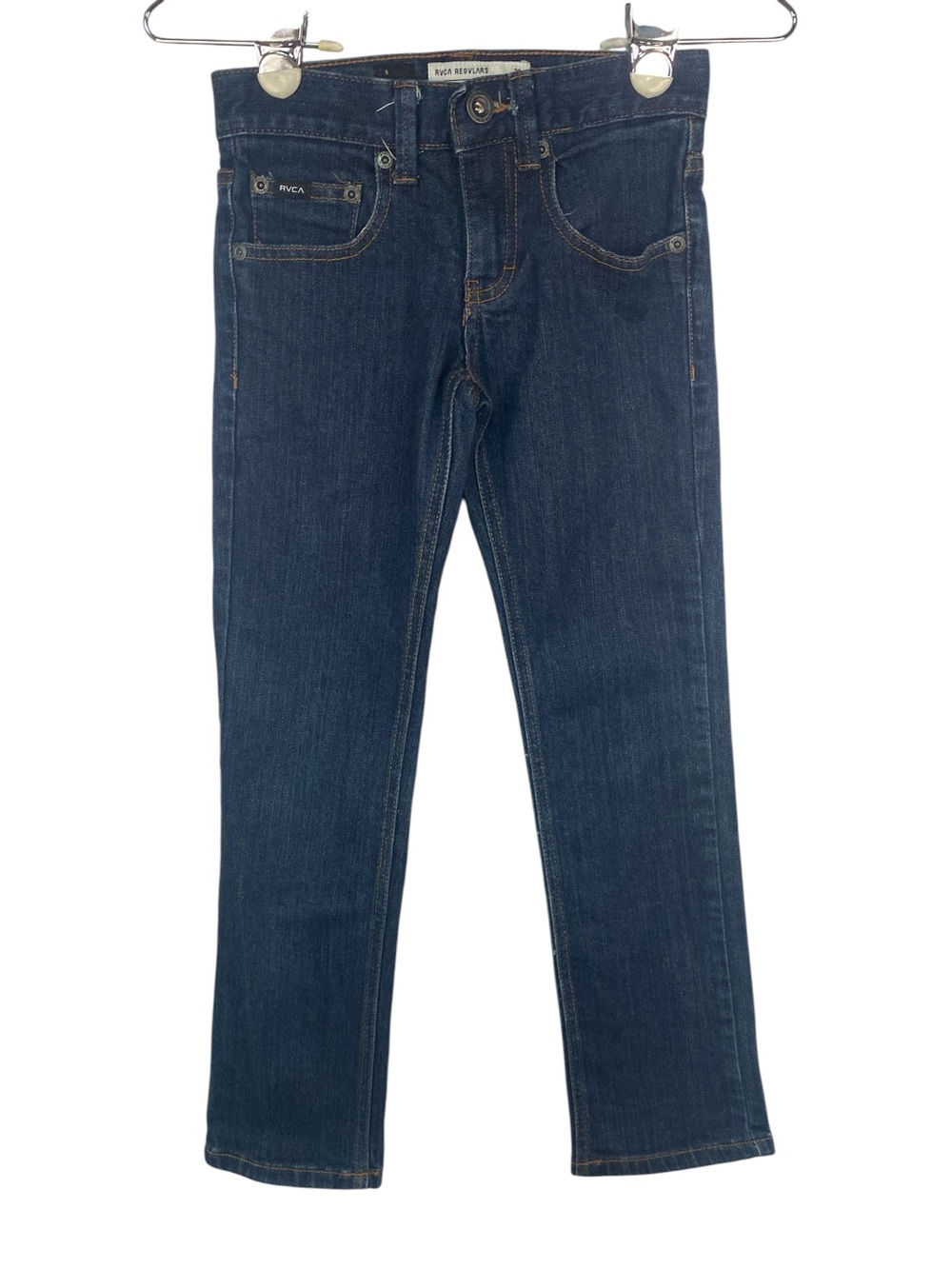 RVCA Blue Denim Straight Jeans Boys 23